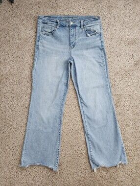 American Eagle Kick Boot Cropped Jeans